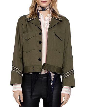 Zadig & Voltaire Kalen Military-Style Jacket | Bloomingdale's