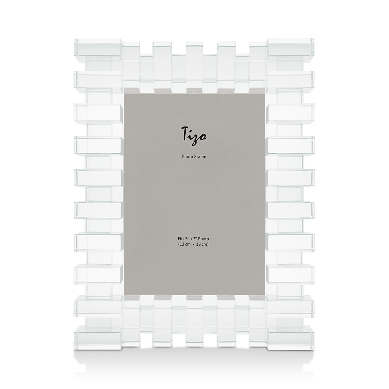 Tizo Clear Crystal Block Frame - 5" X 7"