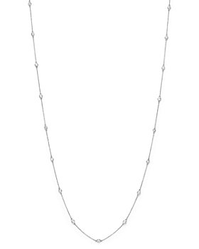 Bloomingdale's - Diamond Long Station Necklace in 14K White Gold, 2.0 ct. t.w. - 100% Exclusive