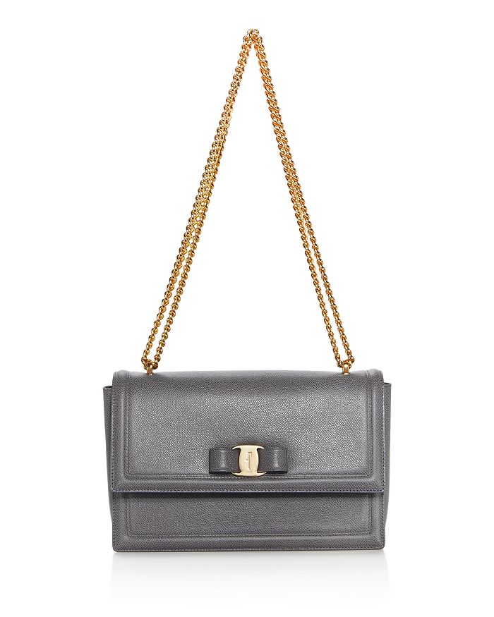 Salvatore Ferragamo Ginny Medium Leather Shoulder Bag Bloomingdale's