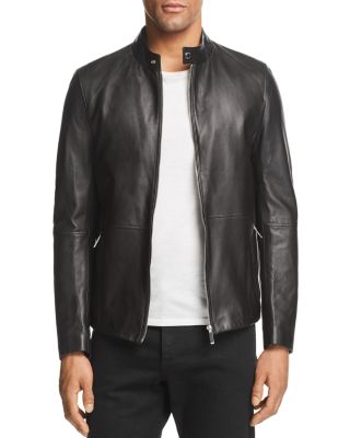 BOSS Hugo Boss Nelkan Leather Jacket 