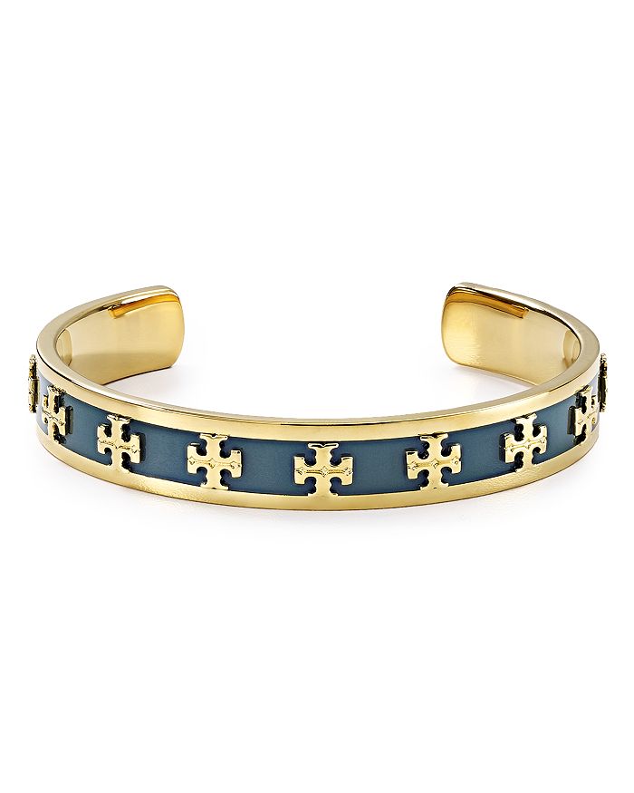 Tory burch raised logo cuff hot sale