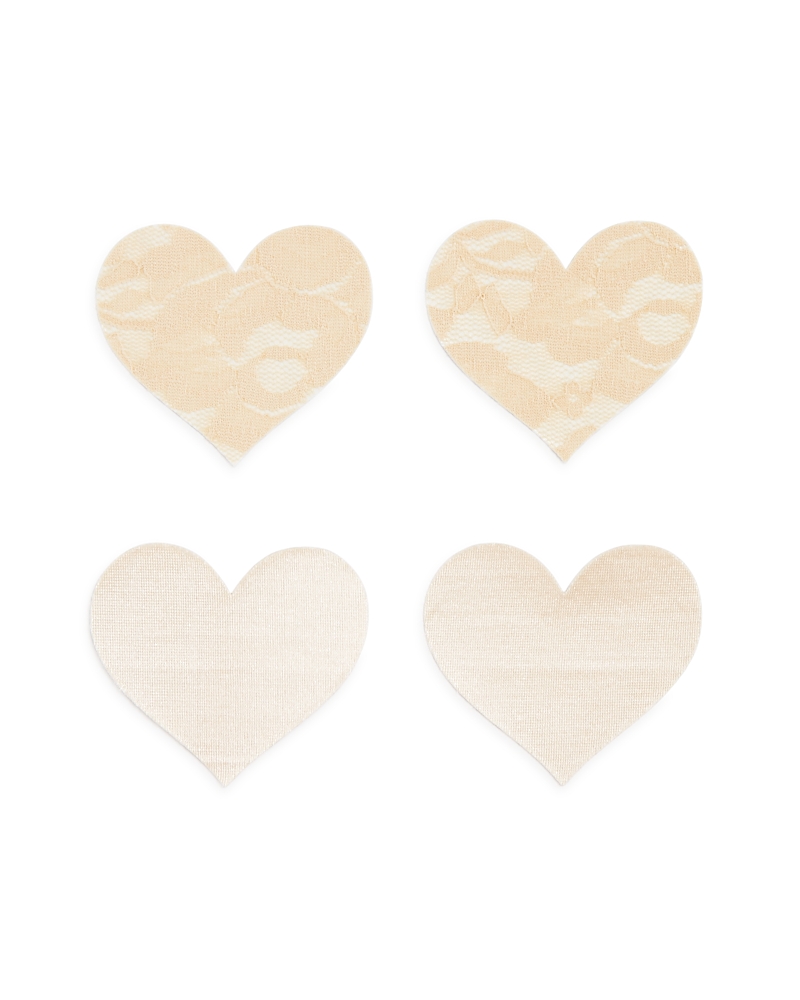 BRISTOLS SIX BRISTOLS SIX NIPPIES BASICS HEART PASTIES NSBCH1