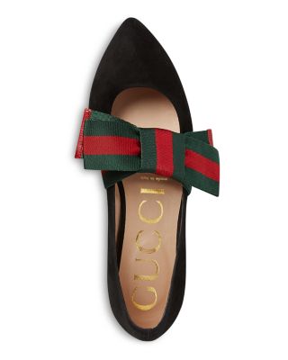 Gucci Bow Ballet Flats | Bloomingdale's Shoes