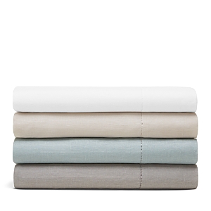 Amalia Home Collection Stonewashed Linen Fitted Sheet, California King - 100% Exclusive In Dusty Blue