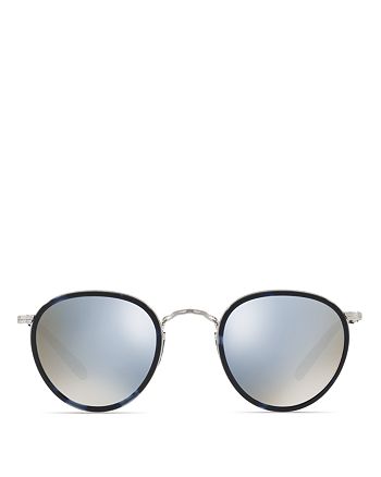 Oliver Peoples Unisex Mp 2 Mirrored Round Sunglasses 48mm Bloomingdale S