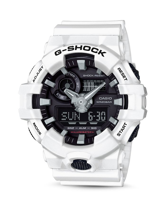 Shop G-shock G Shock G-lide Watch, 53.4mm In Black/white