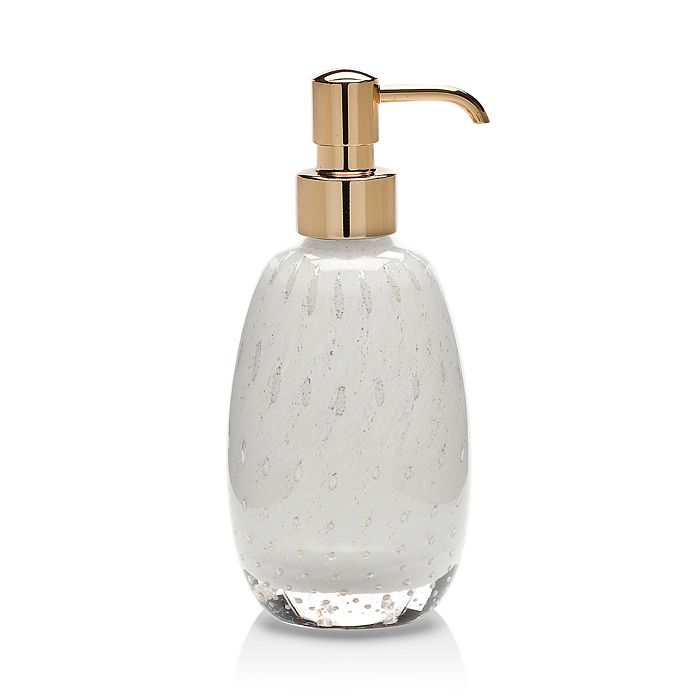 Labrazel Contessa Soap Pump In White/ Gold