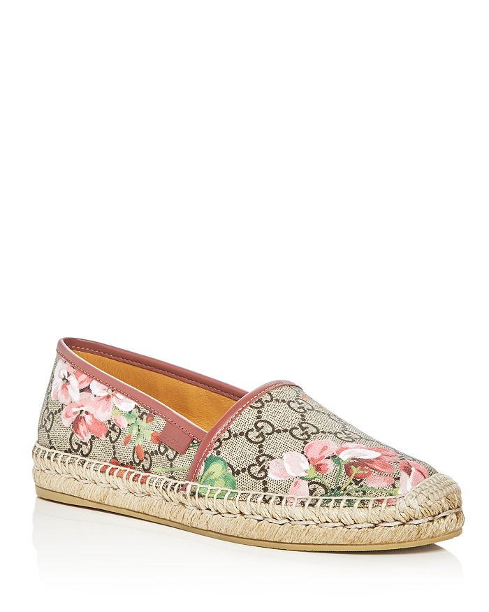 Gucci GG Blooms Supreme Espadrille Flats | Bloomingdale's