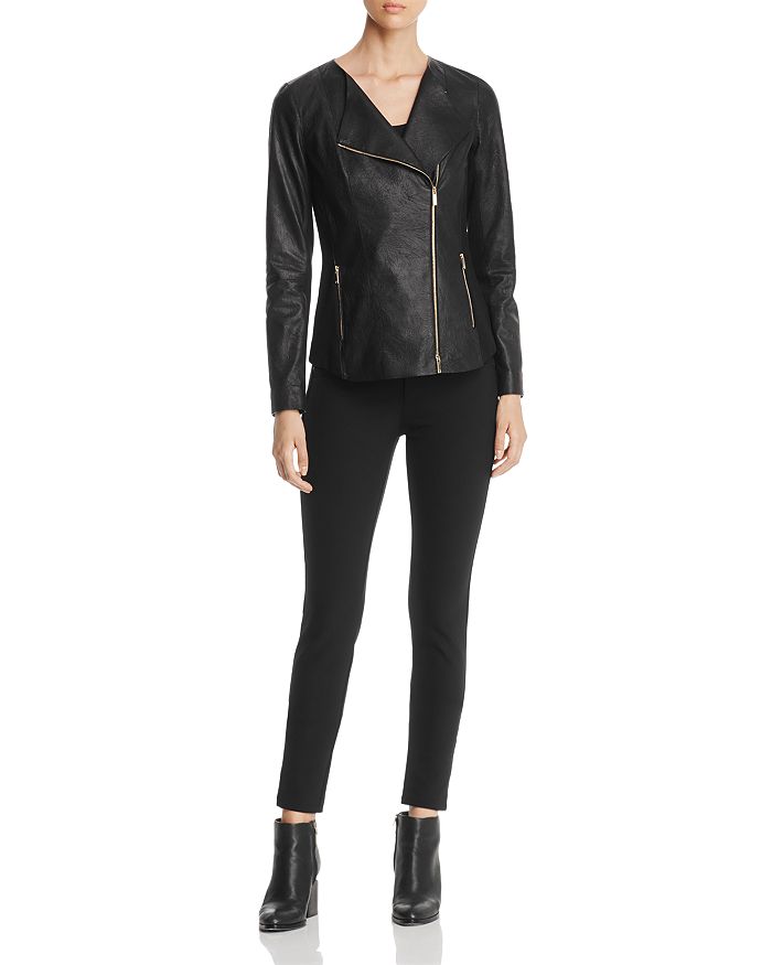 Shop Lafayette 148 Acclaimed Stretch Mercer Pants In Black