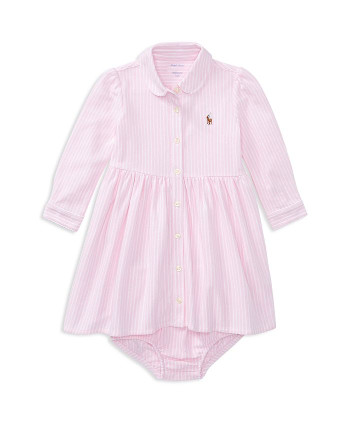Ralph Lauren Girls' Oxford Dress & Bloomers Set - Baby | Bloomingdale's
