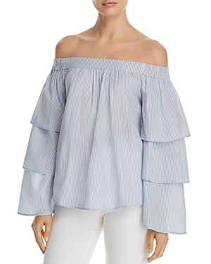 UPC 190831470926 product image for L'Academie Tiered-Sleeve Off-the-Shoulder Top | upcitemdb.com
