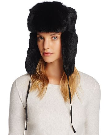 Crown cap rabbit fur hat clearance