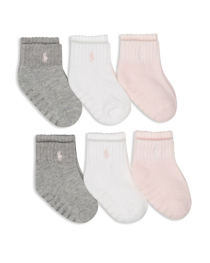 Ralph Lauren Ralph Lauren Girls' Socks, 6 Pack - Baby | Bloomingdale's