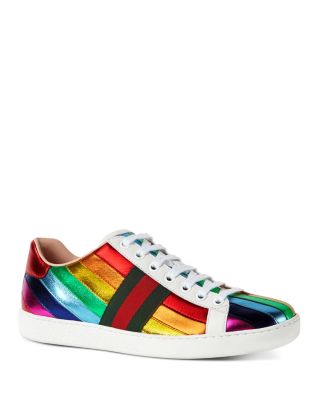 rainbow sneakers womens