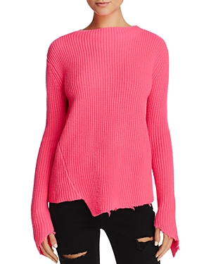 Generation Love Sage Asymmetric Distressed Sweater at Bloomingdale's