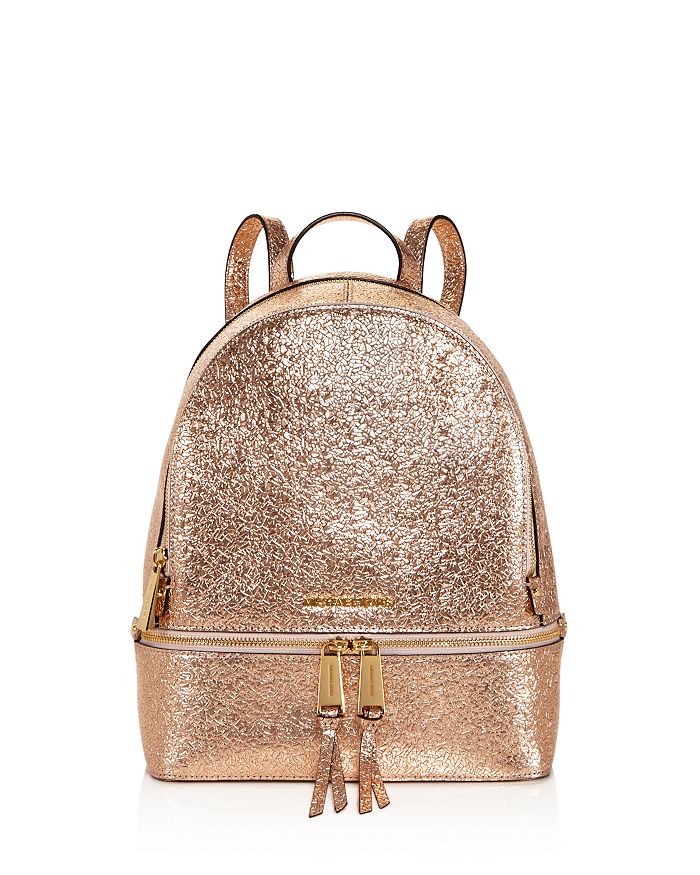 Michael Kors Rhea Zip Medium Leather Backpack