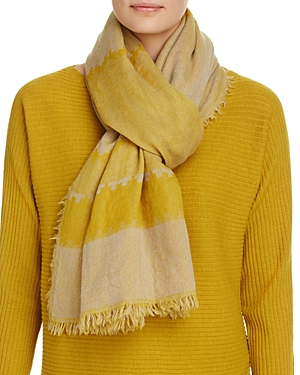 Eileen Fisher Stripe Wool Scarf at Bloomingdale's