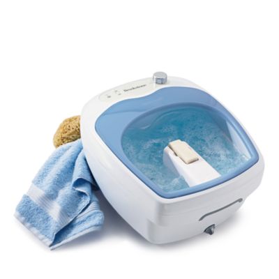 Brookstone Heated Aqua Jet Foot Spa Bloomingdale s