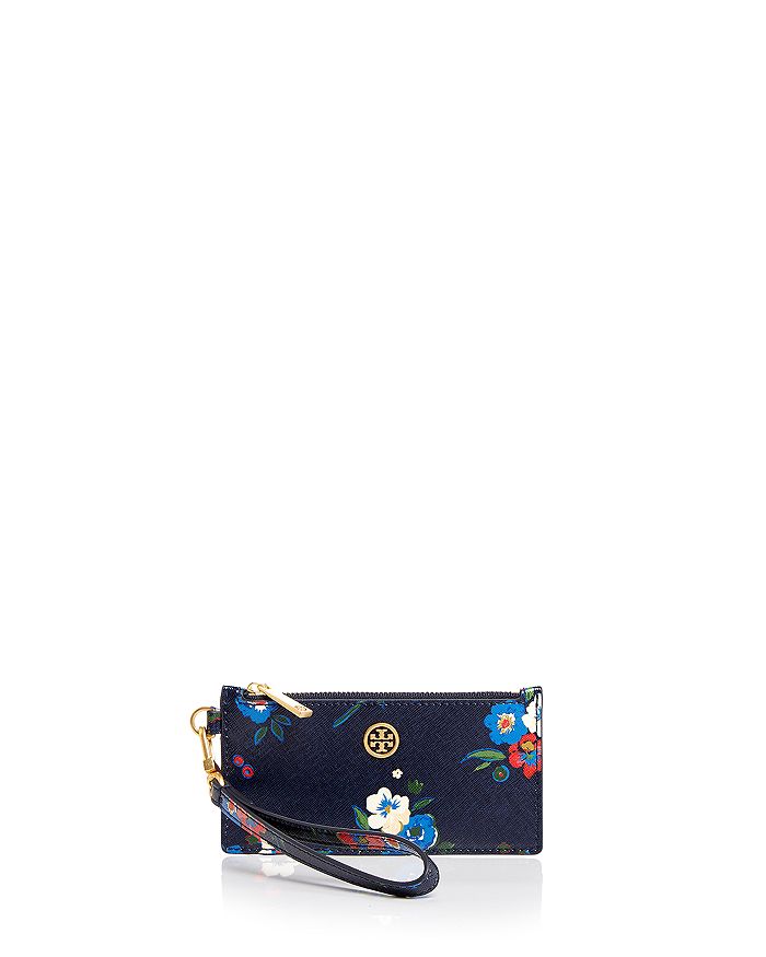 Tory Burch Parker Floral Print Zip Card Case Bloomingdale s