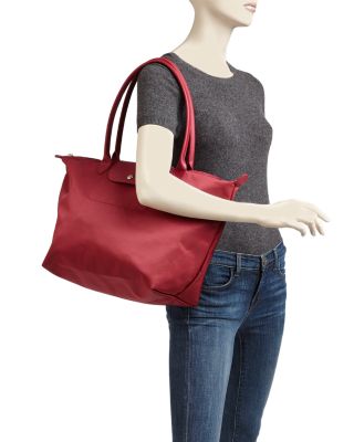 longchamp large nylon tote