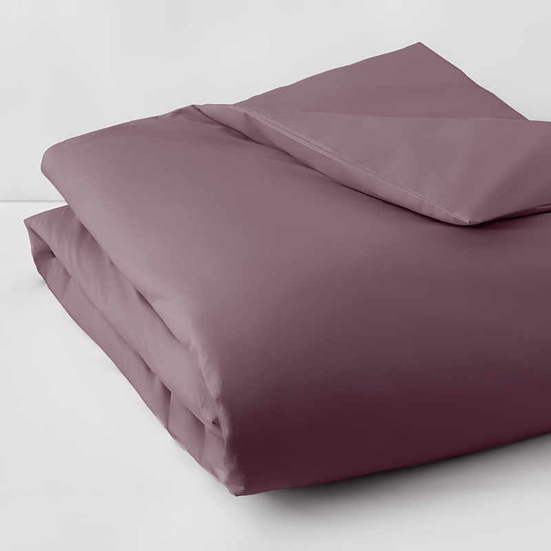 Anne De Solene Vexin 200 Thread-count Queen Duvet Cover In Volcan
