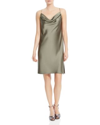 halston heritage slip dress