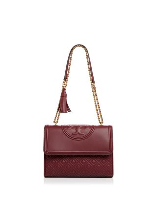 tory burch fleming maroon