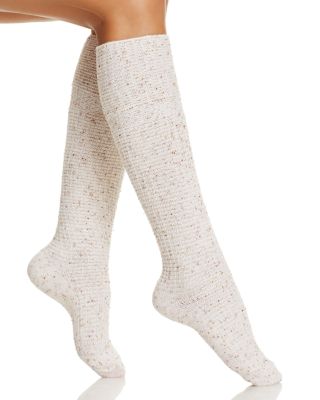 HUE Waffle Tweed Knee Socks | Bloomingdale's