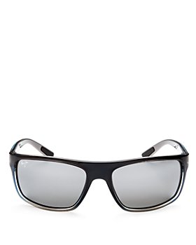 Maui Jim -  Byron Bay Polarized Mirrored Wrap Sunglasses, 62mm