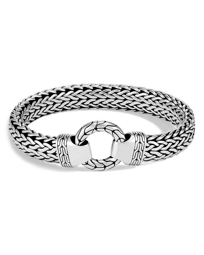 Shop John Hardy Men's Sterling Silver Classic Chain Ring Bracelet