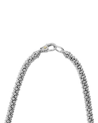 18K Gold & Sterling Silver Diamond Lux Single Station Necklace, 16"