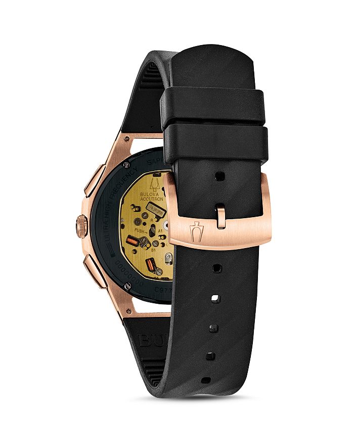 Shop Bulova Curv Watch, 44mm In Black