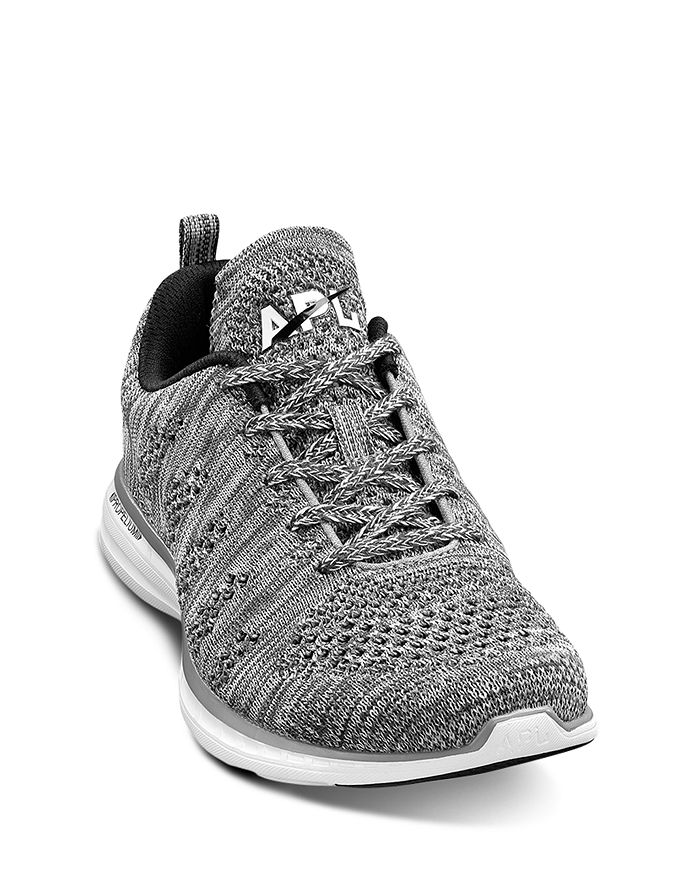 Apl Athletic Propulsion Labs Athletic Propulsion Labs Women's Techloom Pro Low-top Running Sneakers In Heather Gray
