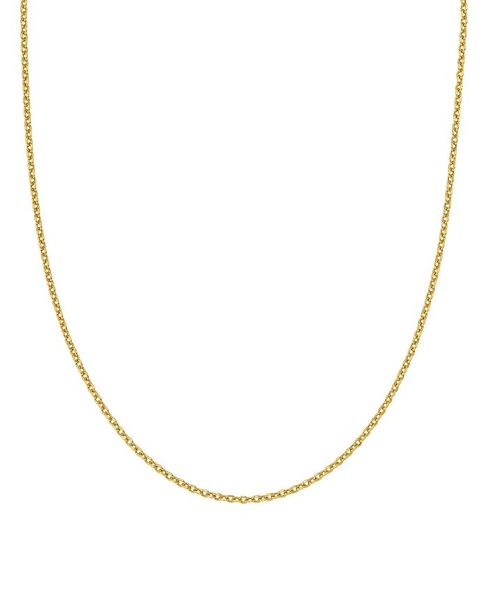Bloomingdale's Men's 14k Yellow Gold Adjustable Semi Solid Chain, 22 - 100% Exclusive