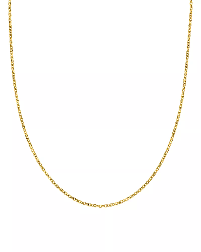 Bloomingdale's Fine Collection Men's 14K Yellow Gold Adjustable Semi Solid Chain, 22