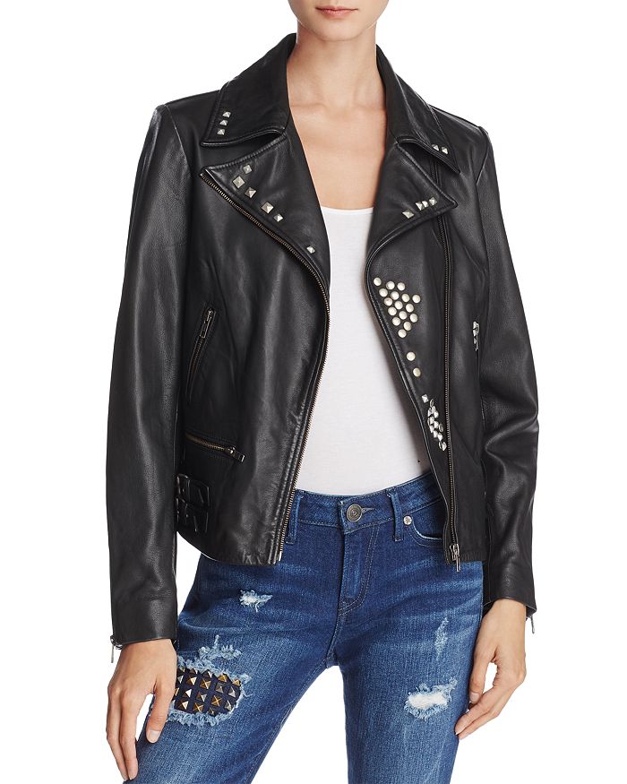 True Religion - Studded Leather Jacket