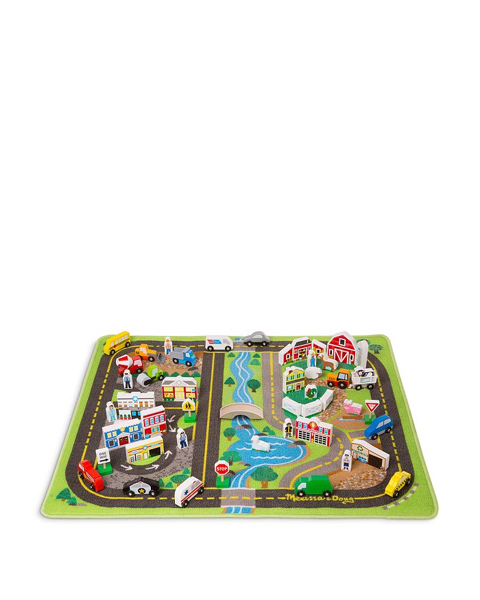 Melissa and doug deluxe deals road rug play set