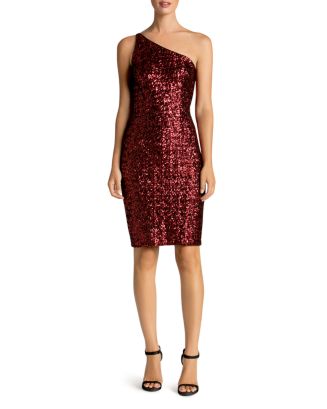 Dress the Population Cher One Shoulder Sequin Dress Bloomingdale s