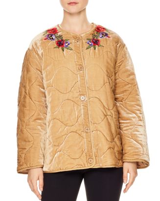 Sandro Mar Embellished Flannel Jacket – evaChic