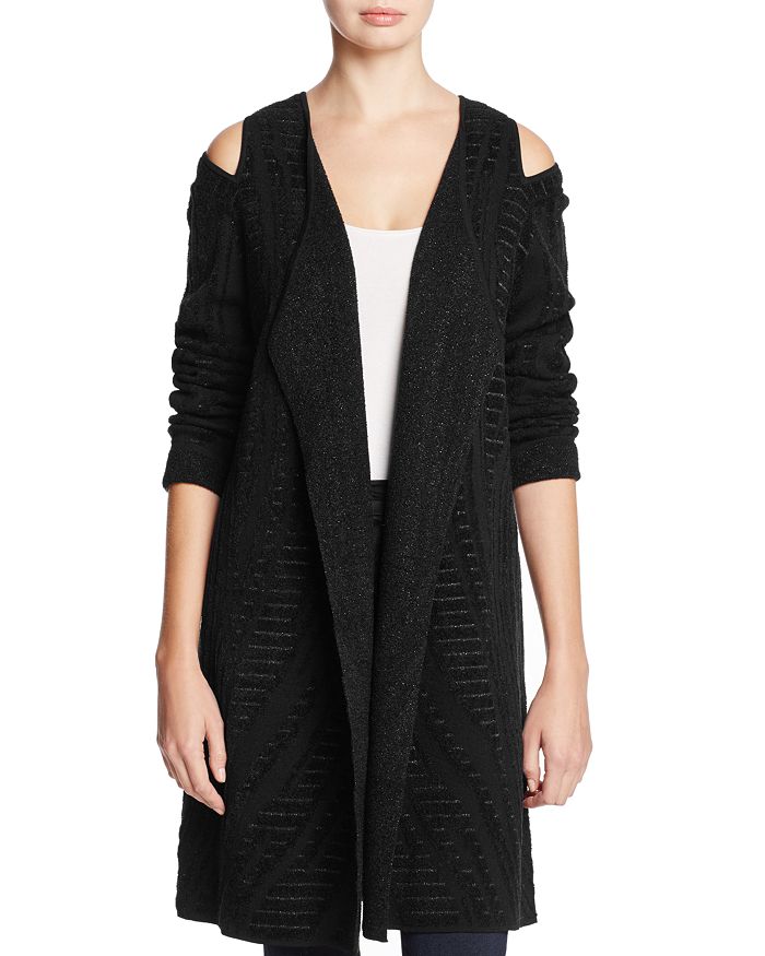 Metallic discount duster cardigan