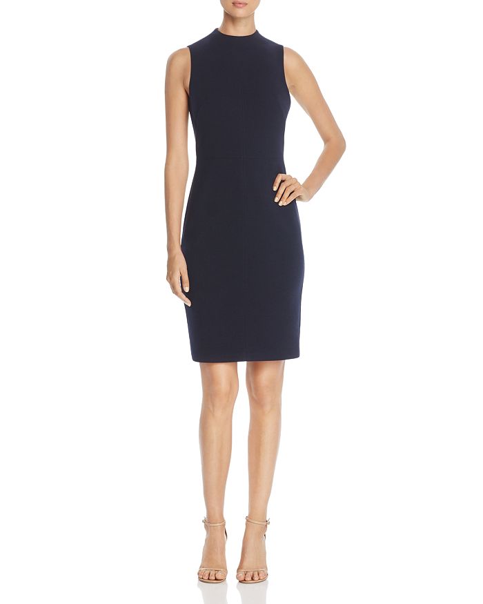 Navy blue deals tahari sheath dress