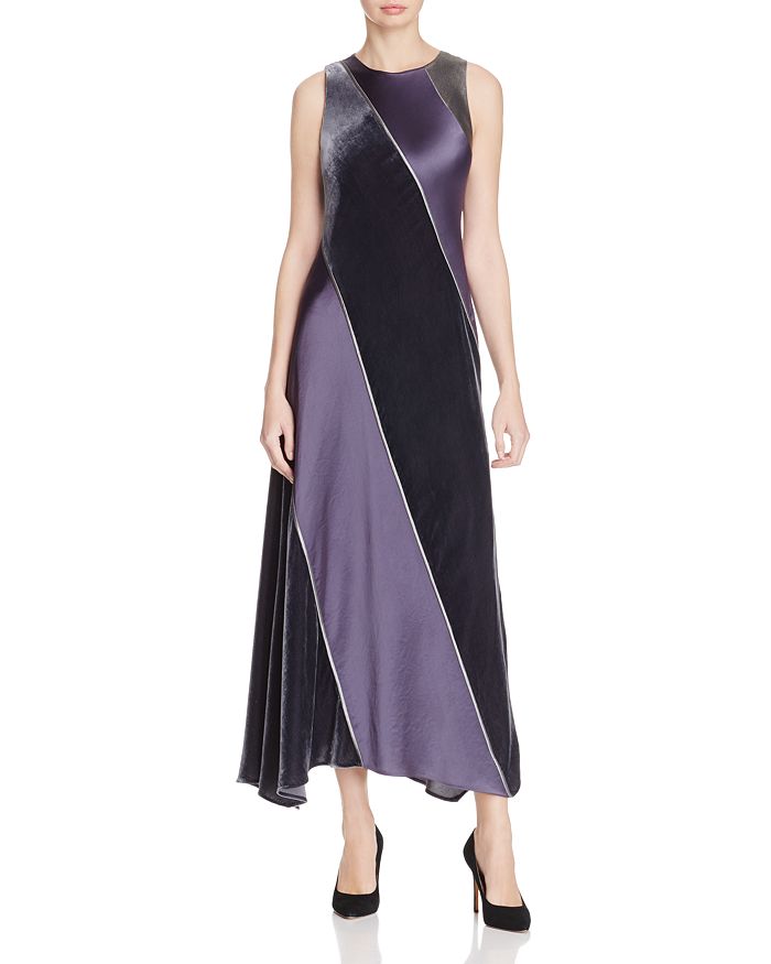Lafayette 148 New York Madelia Diagonal Stripe Maxi Dress | Bloomingdale's