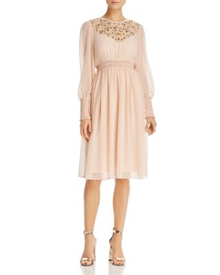 nanette Nanette Lepore - Embroidered Smocked Dress