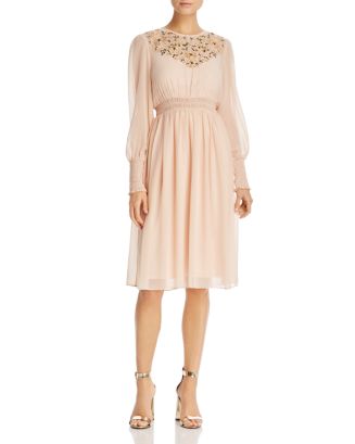 nanette Nanette Lepore Embroidered Smocked Dress | Bloomingdale's