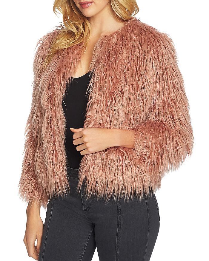 1 state hot sale faux fur jacket