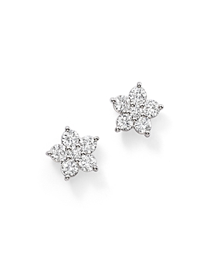 Bloomingdale's Diamond Flower Stud Earrings in 14K White Gold, 1.0 ct. t.w. - 100% Exclusive
