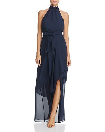 C/MEO Collective Allude Halter Maxi Dress | Bloomingdale's