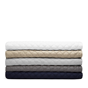 Hudson Park Collection Hudson Park Double Diamond Coverlet, Queen - 100% Exclusive In Champagne