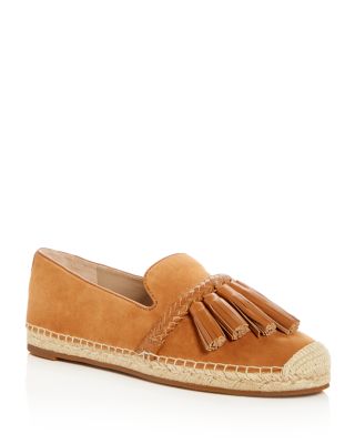 Michael Kors - Women's Bari Suede Multi Tassel Espadrille Flats